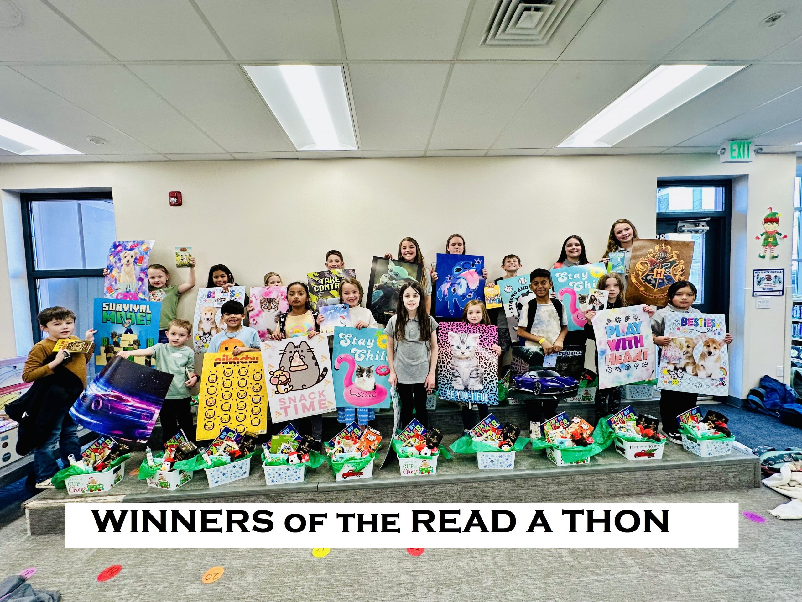 Winners of the Read a Thon