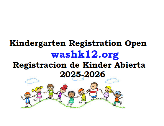 2025-2026 Kindergarten Registration Open washk12.org